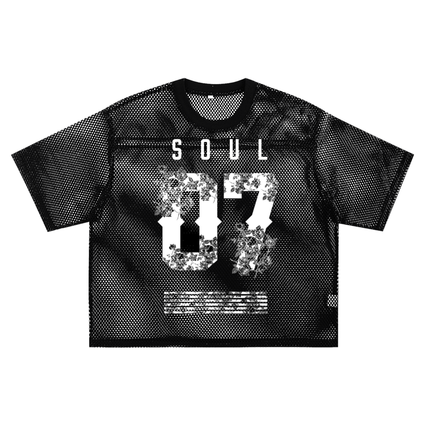 See-through Boxy Net T-shirt