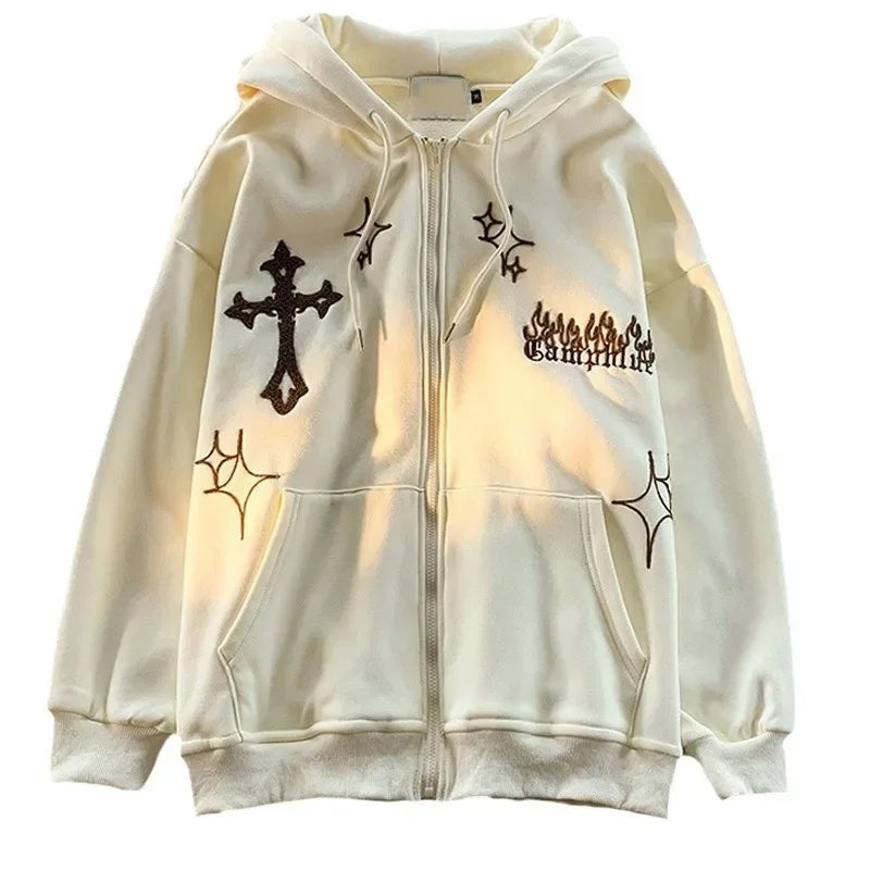 PLUSH CROSS ZIP-UP®