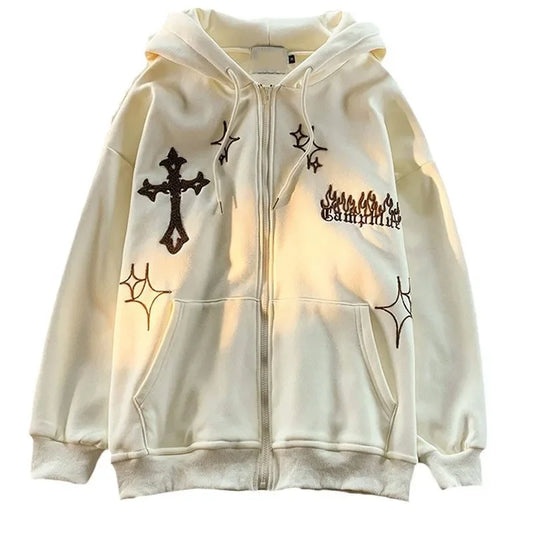 PLUSH CROSS ZIP-UP®