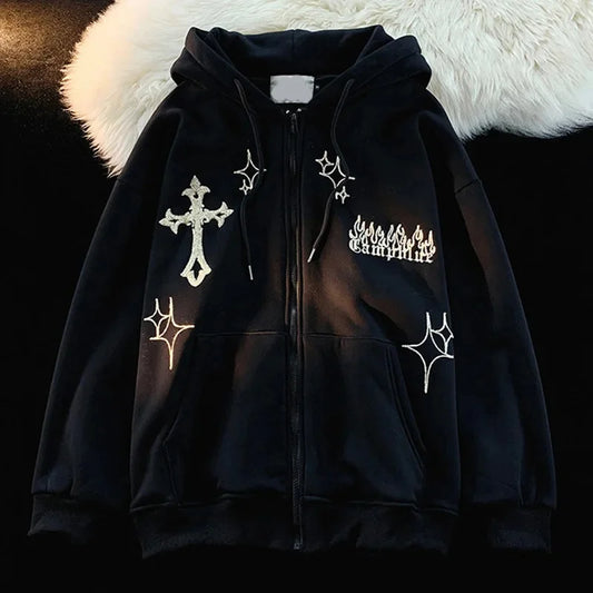 PLUSH CROSS ZIP-UP®