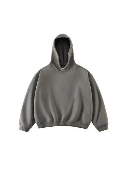 Fleeced Boxy Hoodie