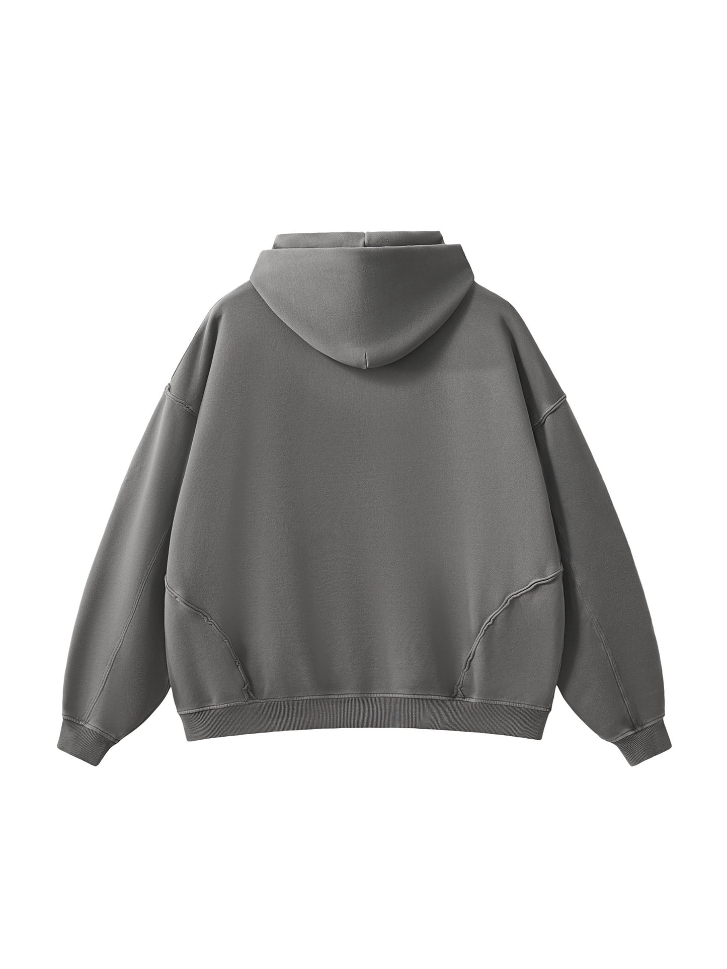 RAW-SEAM 420GSM HOODIE® [GREY]